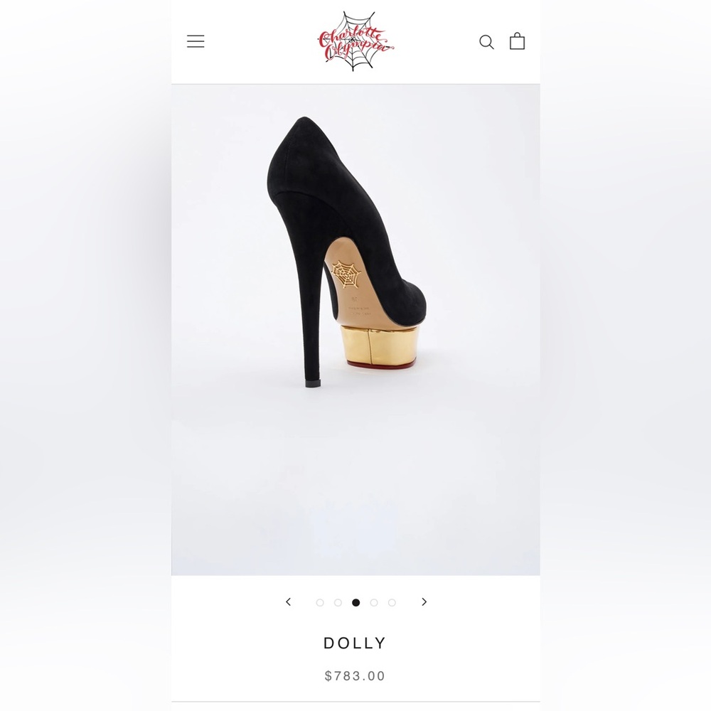 Charlotte Olympia Dolly Heels (size 7.5) never worn!! - Picture 7 of 7